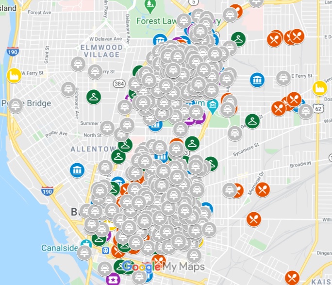 Black-Owned Businesses in 20th Century Buffalo: A Google Map