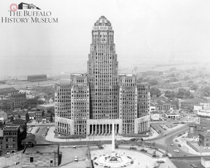 Aerial Photo of City Hall, 1941