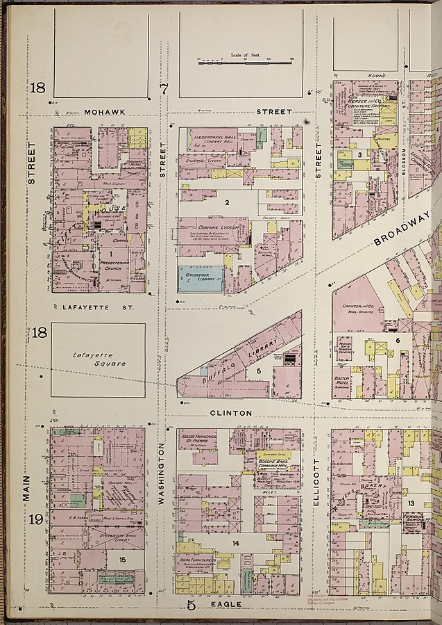 Map of Lafayette Square