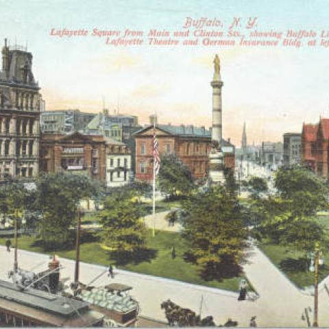 Postcard of Lafayette Square