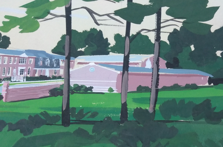 Watercolor from Pearce & Pearce collection