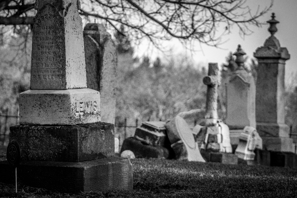 tombstones
